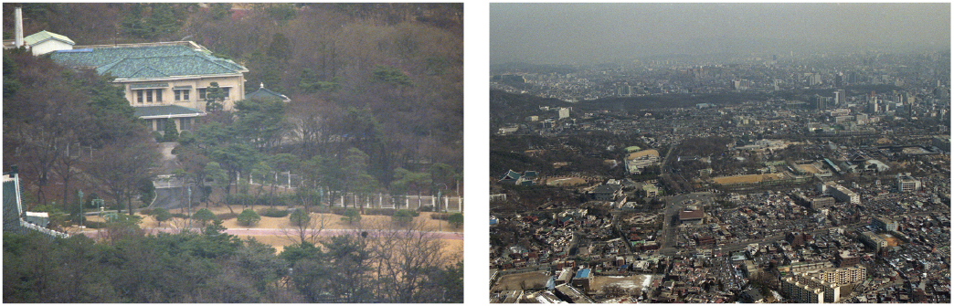 철거를 앞둔 구 본관(1993). 철거를 앞둔 구 본관(1993).