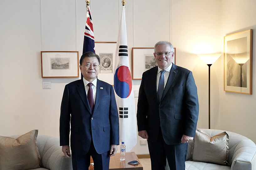 한-호주 단독 정상회담