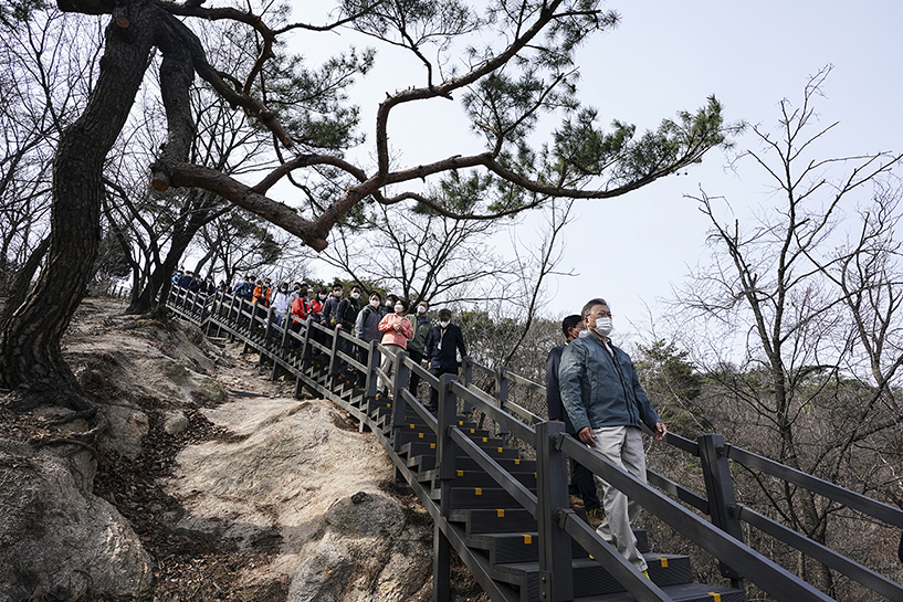 식목일 기념식수 및 북악산 성곽 남측 산행